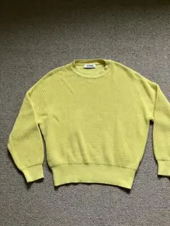 ECOALF 三陽商会のオーバサイズニット　落ち着いた黄色　フリーサイズ