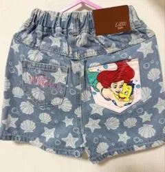littcリトシー デニム ショートパンツ 110 アリエル しまむら
