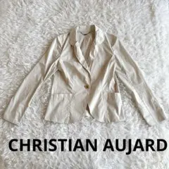 ✨美品【CHRISTIAN AUJARD】テーラードジャケット(9)アイボリーのサムネイル