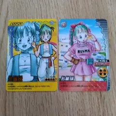 ドラゴンボールZ 爆裂IMPACT ブルマ 2枚セット トレカ BANDAI