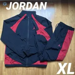 NIKE AIR JORDAN セットアップ　ナイロン XL ジャンプマン 黒