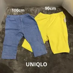 90〜100cm UNIQLO レギンス　半ズボン