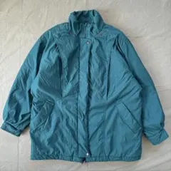 90s 00s 風 Hunt Club 中綿ジャケット 中綿ブルゾン L 青 緑