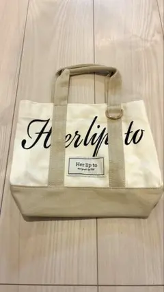 Herlipto ハーリップトゥ ハリプ ミニトート アイボリー ルミネ - メルカリ