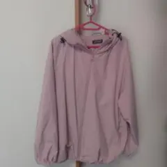 美品 ナイロン パーカー ジャンバー しまむら クロッシー ピンク LL サイズ