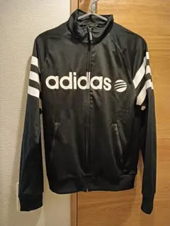 adidas ジャージ ジャケット Sサイズ 黒
