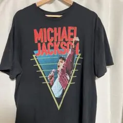 00s マイケルジャクソン Tシャツ L Hanes 映画公開 フェード - メルカリ
