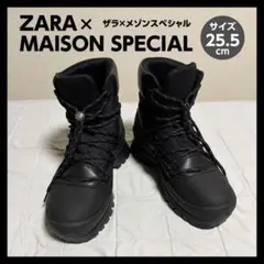 ザラ　デニムニーハイブーツ × MAISON SPECIAL 26 中古・古着通販】ZARA (ザラ) MAISON SPECIAL (メゾンスペシャル