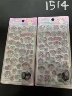 マイメロディー新品。ボンボンドロップシール。2枚セット