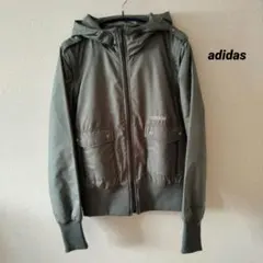 adidas 2wayフード付きジャケット Мカーキ