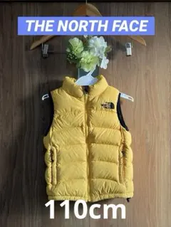 ✴︎THE NORTH FACE イエロー ダウンベスト キッズサイズ110cm