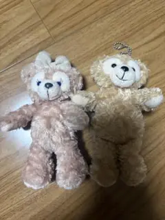 ダッフィー シェリーメイ ぬいぐるみバッジ 2種セット