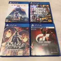 PS4 カセット　グラセフ　アンセム　グランツーリスモスポーツ　うたわれるもの