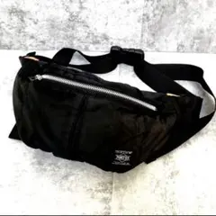 美品 POTER 吉田カバン ボディバッグ ウエスト ポーチ ブラック