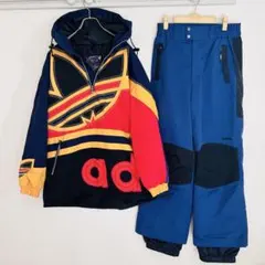 【美品】激レア adidas アディダス　ナイロン　ハーフジップ セットアップ