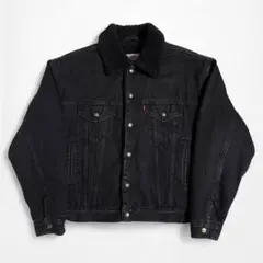 LEVI’S 70629 Mサイズ 黒 ボア トラッカー デニムジャケット