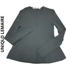 ユニクロ×ルメール UNIQLO LEMAIRE Vネックニット サイズM 秋冬