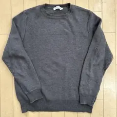 BEAMS LIGHTS 長袖ニット　グレー　Sサイズ