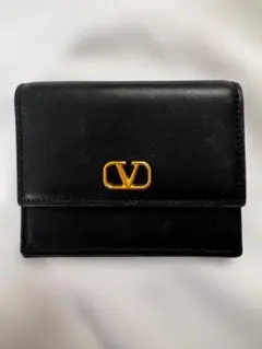 VALENTINO GARAVANI Vロゴ コンパクト財布 黒のサムネイル