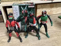 SHODO仮面ライダーVSシリーズ 塗装済みフィギュア6体セットジャンク品