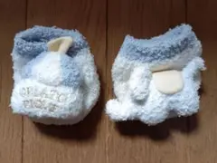 gelato pique ベビー靴下 ホワイト/ブルー