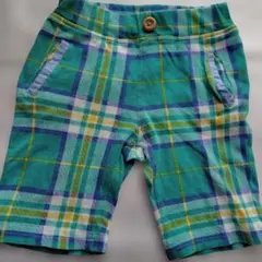 チェック柄 半ズボン 90サイズ