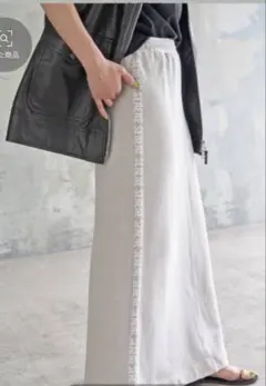 再値下げ！ 新品未使用⭐︎Spick and Span⭐︎裏毛Aラインロゴスカート