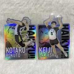 キャラカットステッカーガム ハイキュー 木兎 赤葦