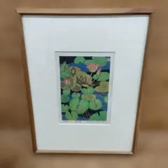 白山陶器 波佐見焼 額装陶板画 壁掛 オールド白山陶器 魚 1960年代