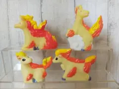 ポケモンキッズ　指人形　ポニータ　ギャロップ　進化4体セット