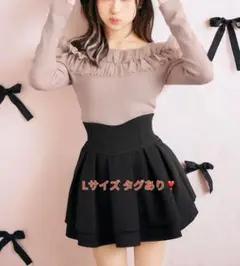 ミシェルマカロン 殿堂入り!!美脚になれるスカート（インナーパンツ付）Lサイズ