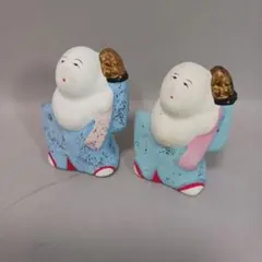 土人形 雛人形 親子 郷土玩具 - メルカリ