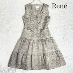 Reneルネ】新品タグ付き定価57,200円ウォッシャブルリネンライク38