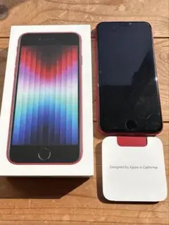 【難あり】iphone SE 第3世代 レッド　64GB