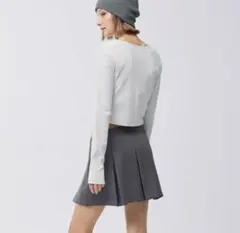 GU ローウエスト　プリーツミニスカート　新品タグ付き