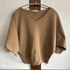 LOUNIE 五分丈トップス　ベージュ　フリーサイズのサムネイル