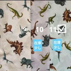 50×50 オーダー　恐竜　　緑　ハンドメイド　ランチョンマット