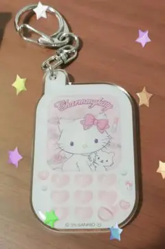 サンリオ 胸キュンメモリーズ ガラケーアクリルキーホルダー チャーミーキティ