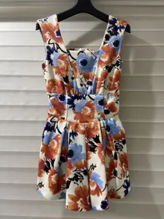 【美品】Lily Brown 花柄ロンパース オールインワン　0のサムネイル
