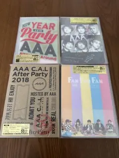 【初回盤】AAA partyイベントまとめ売り4枚セット　Blu-ray版
