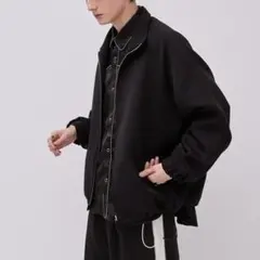ルイス/二重織ライトウェイトトラックジャケット/ジップアップ/オーバーサイズのサムネイル