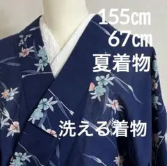 夏着物 絽 付け下げ訪問着 菖蒲 あやめ 155㎝ 着物 正絹 26721 - メルカリ