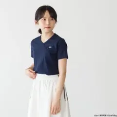 LACOSTE スリムフィット ネイビー Tシャツ US XS