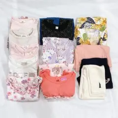 AP73◯ petit main 女児 半袖 ズボン 90−95 13点セット