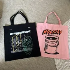 HOLIDAY×Peate トートバッグ (ピンクおまけ付き)のサムネイル