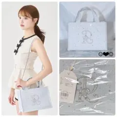Darich♡DRエンブロイダリービジューミニトートバッグ♡SAXのサムネイル