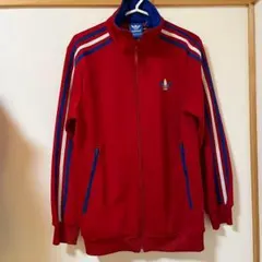【古着】 アディダス トラックジャケット レッド メンズM
