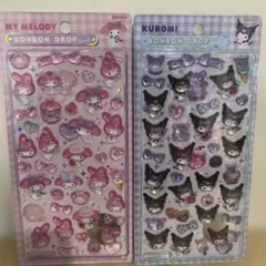 【正規品】ボンボンドロップシール 第二弾 マイメロ　クロミ