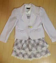 キッズ　XOXO 130　フォーマル　スーツ　セットアップ