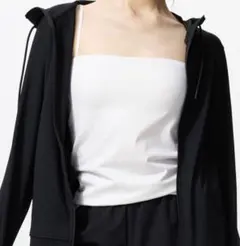 新品 ユニクロ UNIQLO エアリズムコットンブラチューブトップ